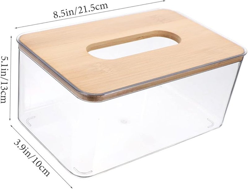 حامل مناديل متعدد الألوان محمول لتغطية صندوق المناديل للاستخدام في المنزل والسيارة والحمام ومكتب المكتب - Image 2